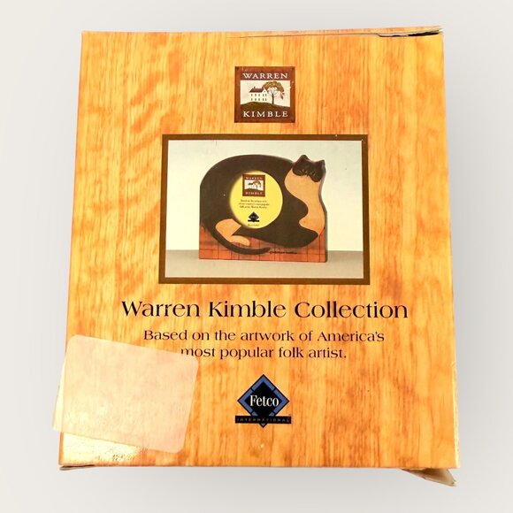 Warren Kimble Cat Picture Frame 2.5" X 2.5" - Picture 4 of 5